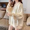 Navava Casual Ribbed Collar Long Sleeve Sweatshirt Nt2244