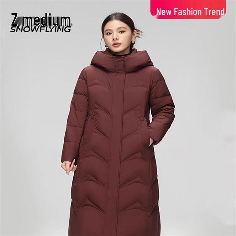 XueZhongFei Women's Mid-Length Down Coat (X40144598F)