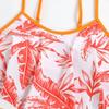 2026 New Sexy Swimwear High Waist Two Piece Bikini Leaf Print Swimsuit Tight Sling Beachwear Summer Women's Seaside Bathing Suit