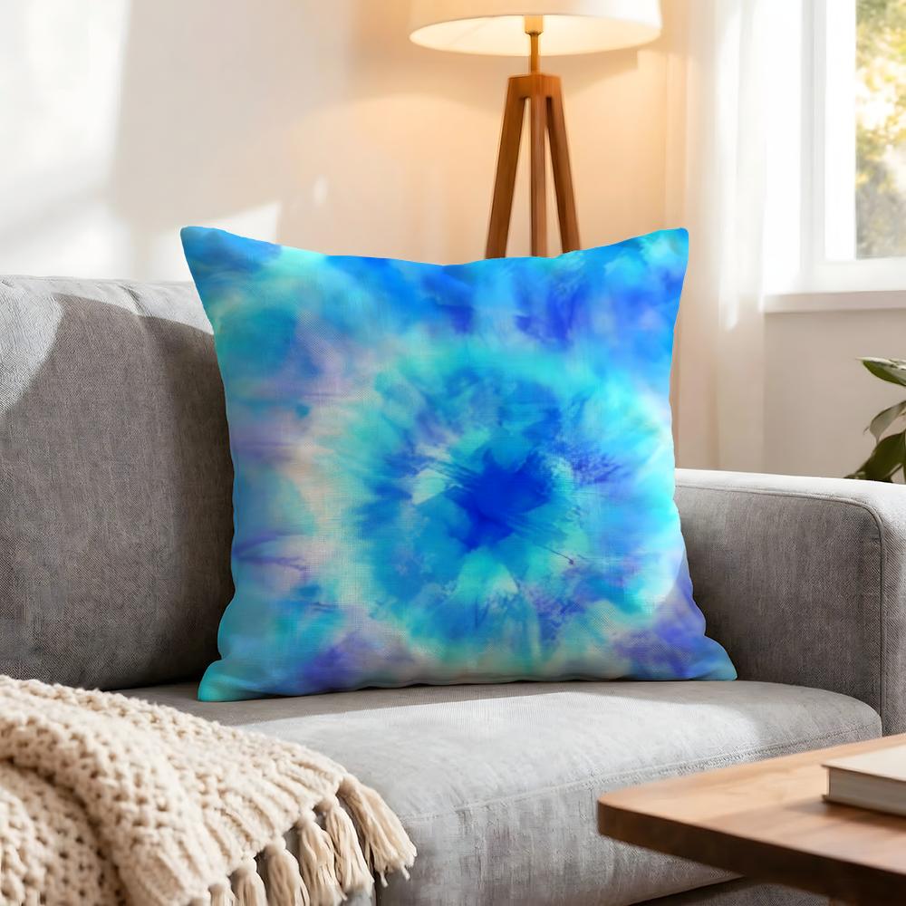 Pattern Tie Dye Pattern Cushion Cover 1Pcs Decorative Covers Soft Cushion Case For Sofa Couch Decor 40X40 45X45 Pillowcases
