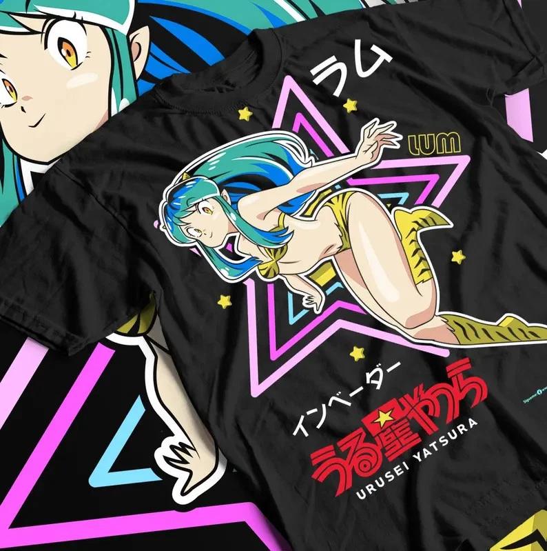 Unisex Urusei Yatsura Lum Anime Tshirt Retro Unisexga Waifu Shirt S
