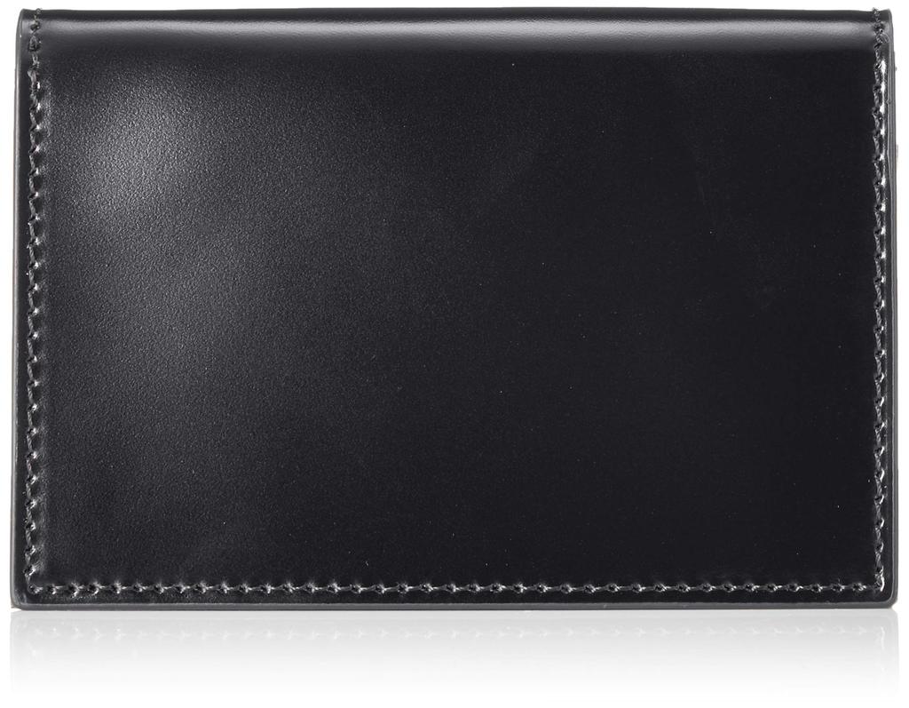 Prairie 1957 Cordovan Business Card Holder, Black