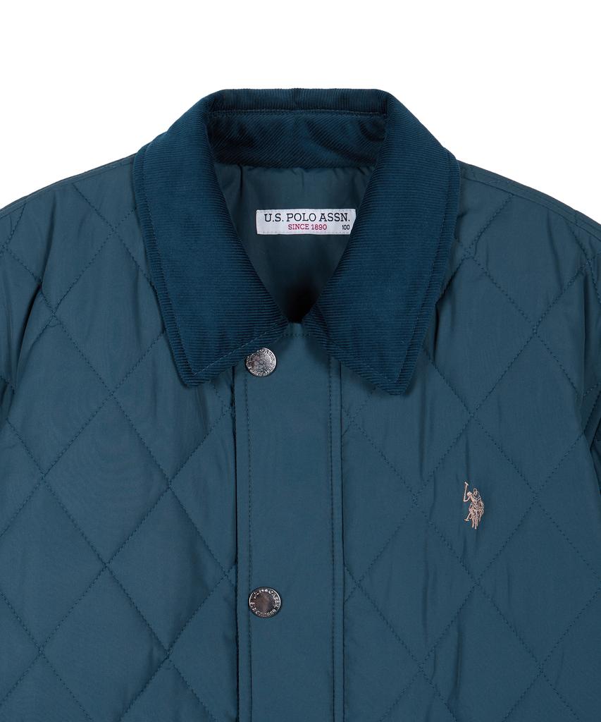 Uspoloassn Quilted Padded Jumper_Blue