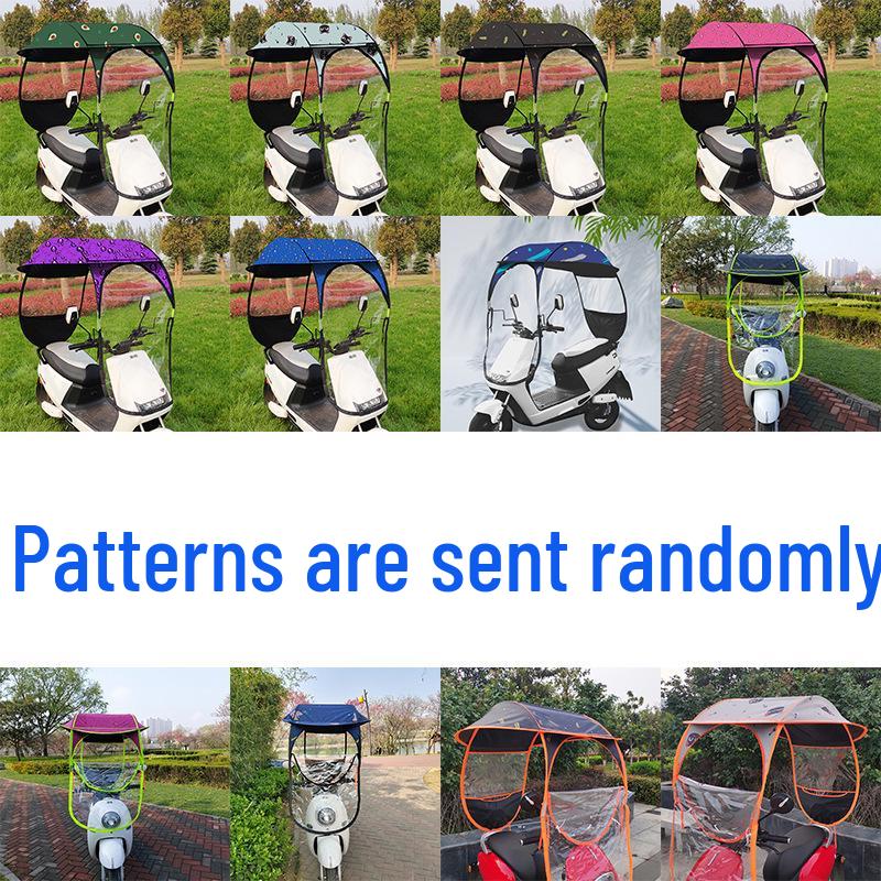 Electric Bicycle & Motorcycle Rainproof Windproof Canopy Shelter