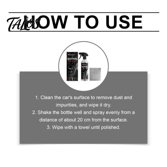 Paint Maintenance Spray Graphene Ceramic Coating Agent, 120ml Car Sealant for Mirror Protective Barrier Shine, Quick Dry UV & Acid Rain Protection