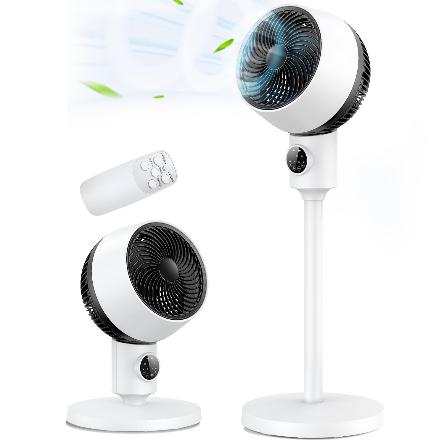 

Електричний вентилятор Літо Новий Великий Air Energy Living DC 3D Air Energy Saving Living Left and Powerful Large Air Auto Timer Height Air Automatic Rainy