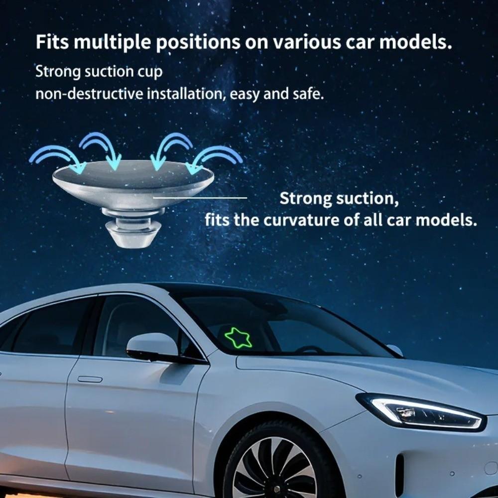 Plastic Car Atmosphere Light Universal Decorative Window Light New Solar LED Light Auto Decor
