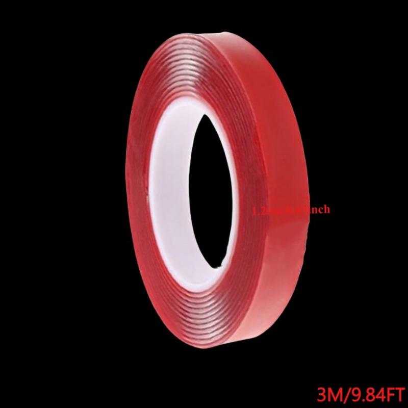 Car Strong Double Sided Adhesive Stickers Tape Nano Transparent Reusable Waterproof Auto Tape Clean Tools Car Protect Sticker