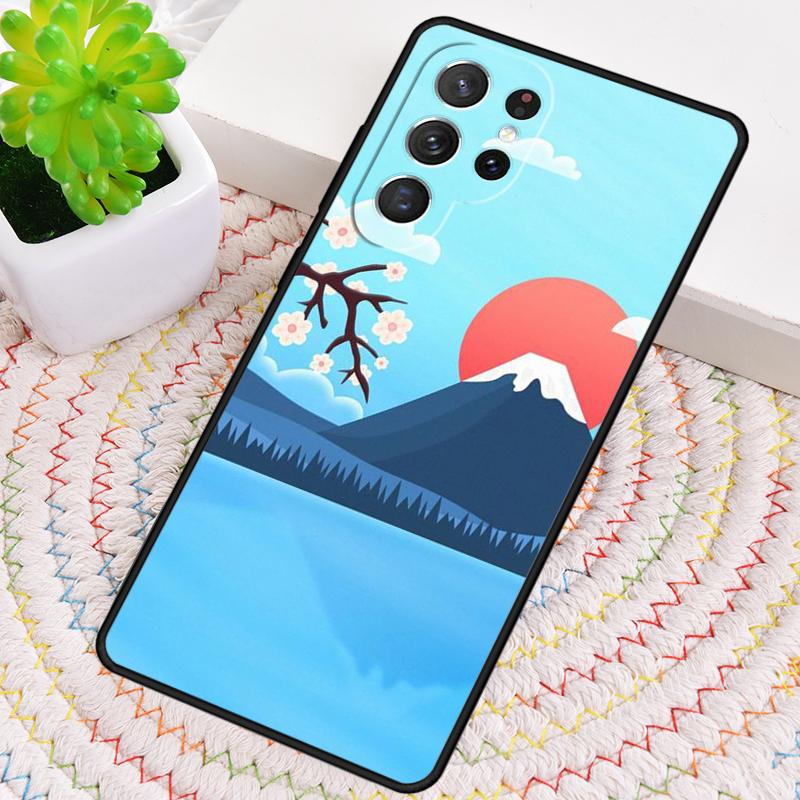Mount Fuji Silicone Phone Case For Samsung Galaxy Note 10 Pro S26 S25 S24 S23 S22 S21 Plus S25Ultra Capa Cover