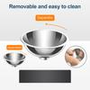 Adjustable Stainless Steel Cat Feeding Bowl Tilted Design Elevated Pet Food Dish Single Bowl Double Bowl Suitable for Cats and Small Pets