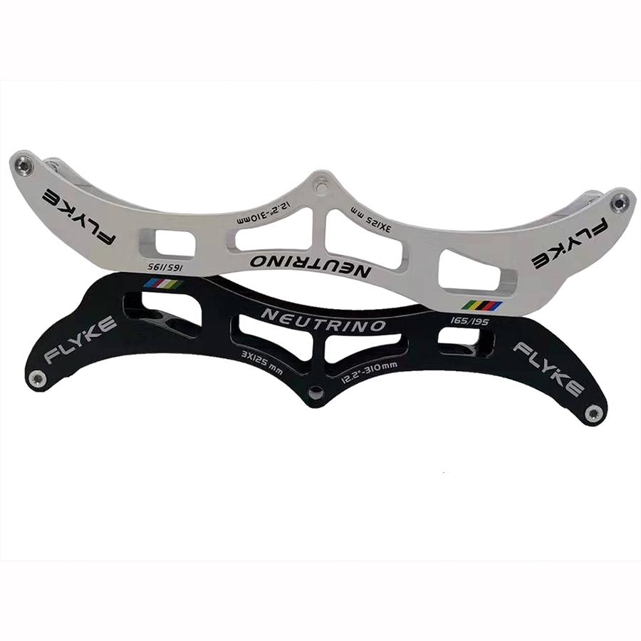 Customized CNC 6061 Aluminum Alloy Speed Skates Frame Anodized Carbon Inline Skates Custom Logo Roller Skate Wheel Construction