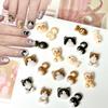 Little Fish Series Nail Art Charms Cartoon Mini Cat 3D Decorations Nail Decorations  for Nail Art