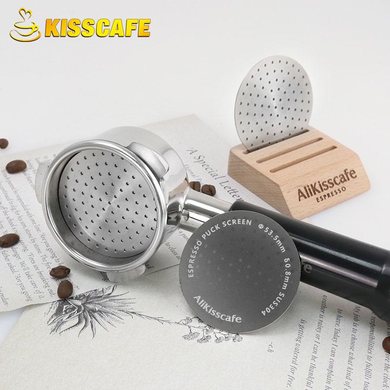 Coffee Puck Screen Espresso Filter 51mm 53.5mm 58.5mm Reusable Lower Shower Mesh For Portafilter Cafe Accessories Barista Tools
