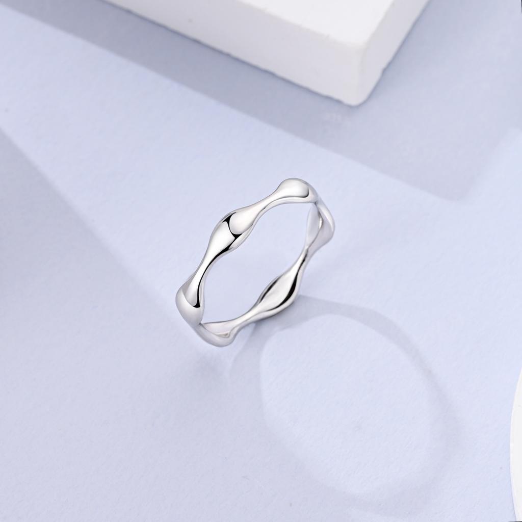 Copper Plated Mystic Star Shape Ring Infinite Love Authentic Design Zircon CZ Wedding Rings Jewellery Women Gift