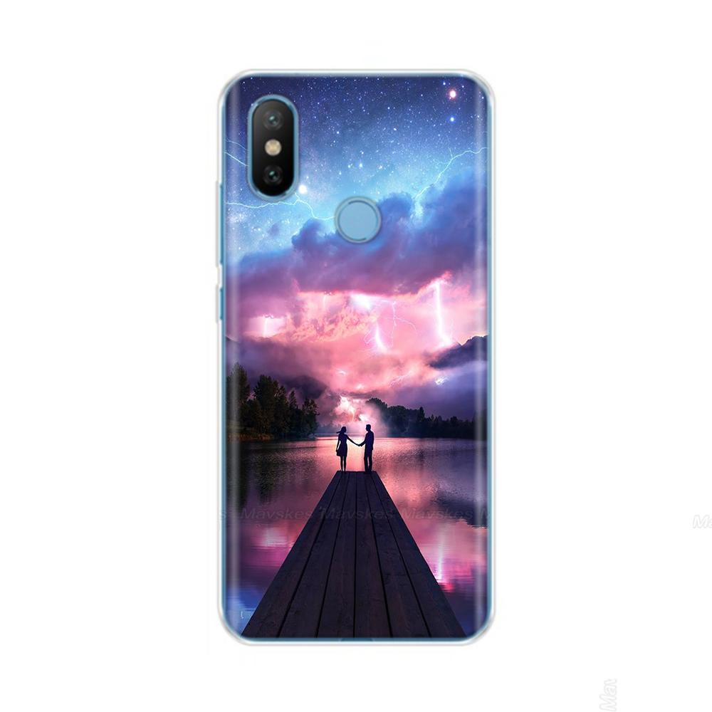 For Xiaomi Mi A2 Case Cover for Xiaomi Mi A2 Lite Transparent TPU Silicone Phone Case on Xiomi MiA2 MiA Mi A 2 lite Fundas Coque