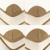 Anya Hindmarch Tote Bag Brown / White canvas/leather Women Used