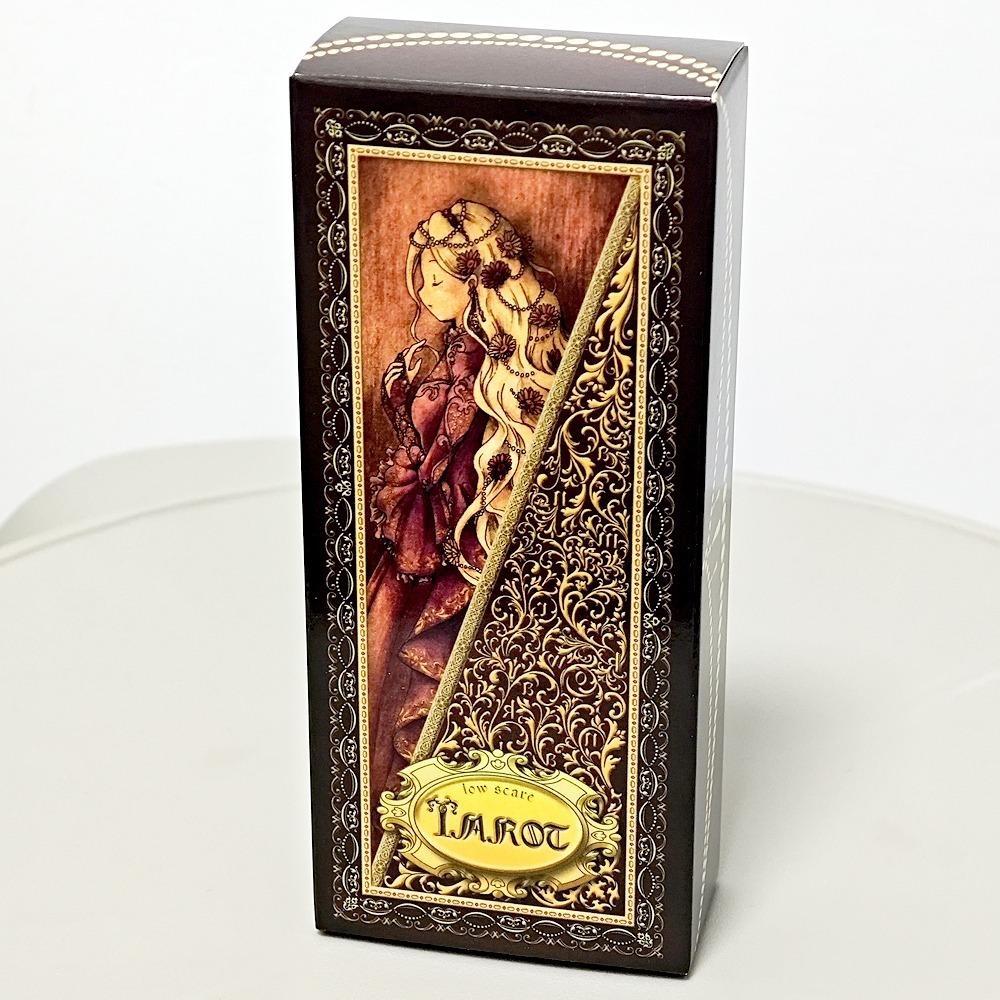 Low Scare Tarot 12*5,5 cm 78 stk Kort Legg til The Language of Flowers i hemmelighet Japansk anime-stil tegneserie-tarotkort