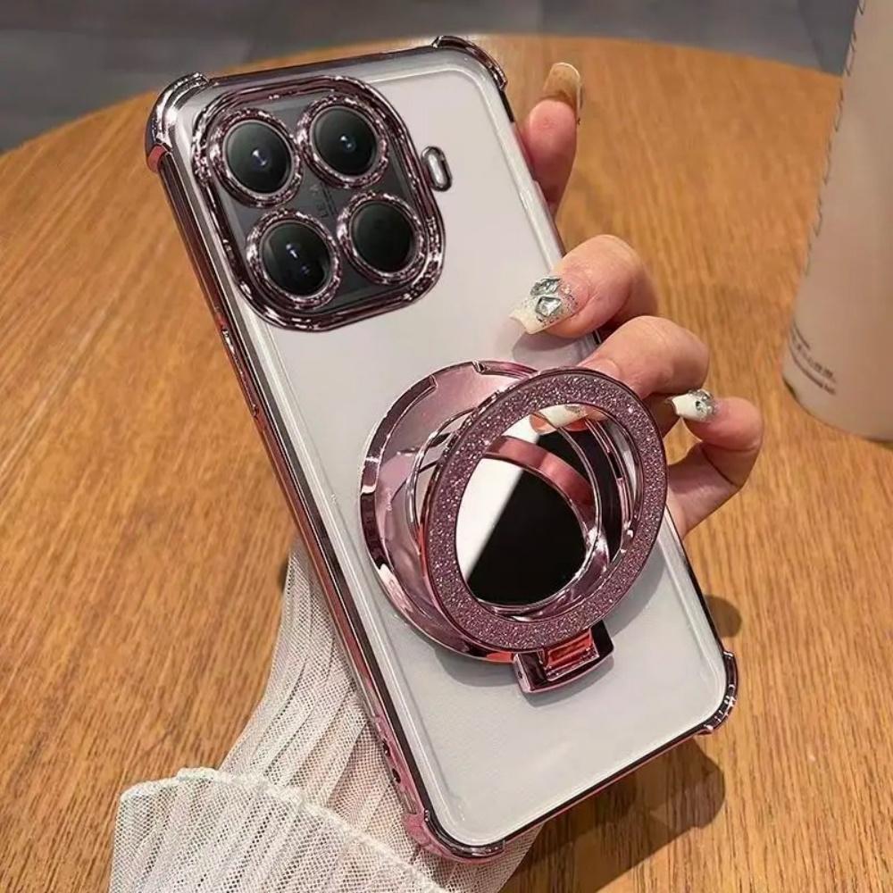 Husă Telefon Pentru Honor 400 Smart Lite 200Pro 300 100 90 80 70 60 50SE Flash Oglindă Suport Magnetic Absorbție Șoc Silicon Moale