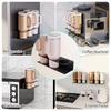 Magnetic Water Bottle Organizer 8lb Max Load Space Saving Design Coffee Cup Holder Suitable for Mugs Neatly Organized