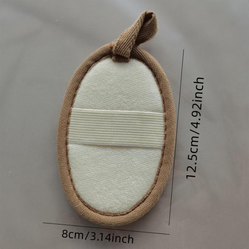 1PC Natural Loofah Sponge Pads, Body Scrubber, Handheld Loofah Sponge for Exfoliation and Body Wash
