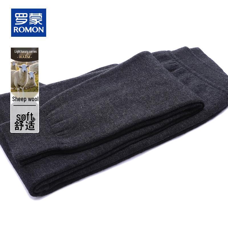 ROMON Men's Wool Blend Thermal Base Layer Pants