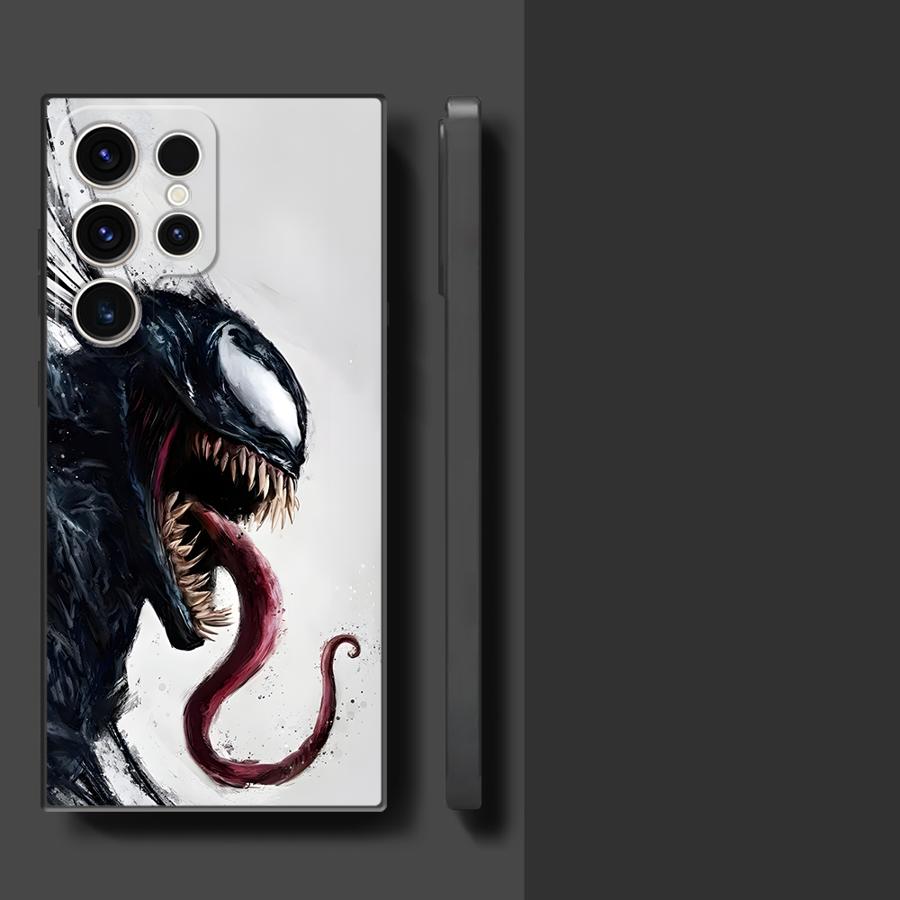 Marvel Cool Venom Case for Samsung Galaxy S26 S10 S9 S24 Plus Note 20 Ultra 8 9 10 S25 Ultra S23 S21 FE S20 Funda Phone Cover