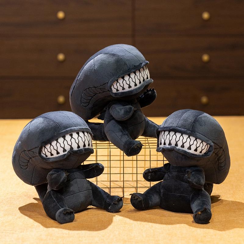 Kawaii 20Cm Alien Xenomorph Plush Toy Cartoon Soft Stuffed Cute Doll Plushie Holiday Gifts Kawaii Room Decoration Toys