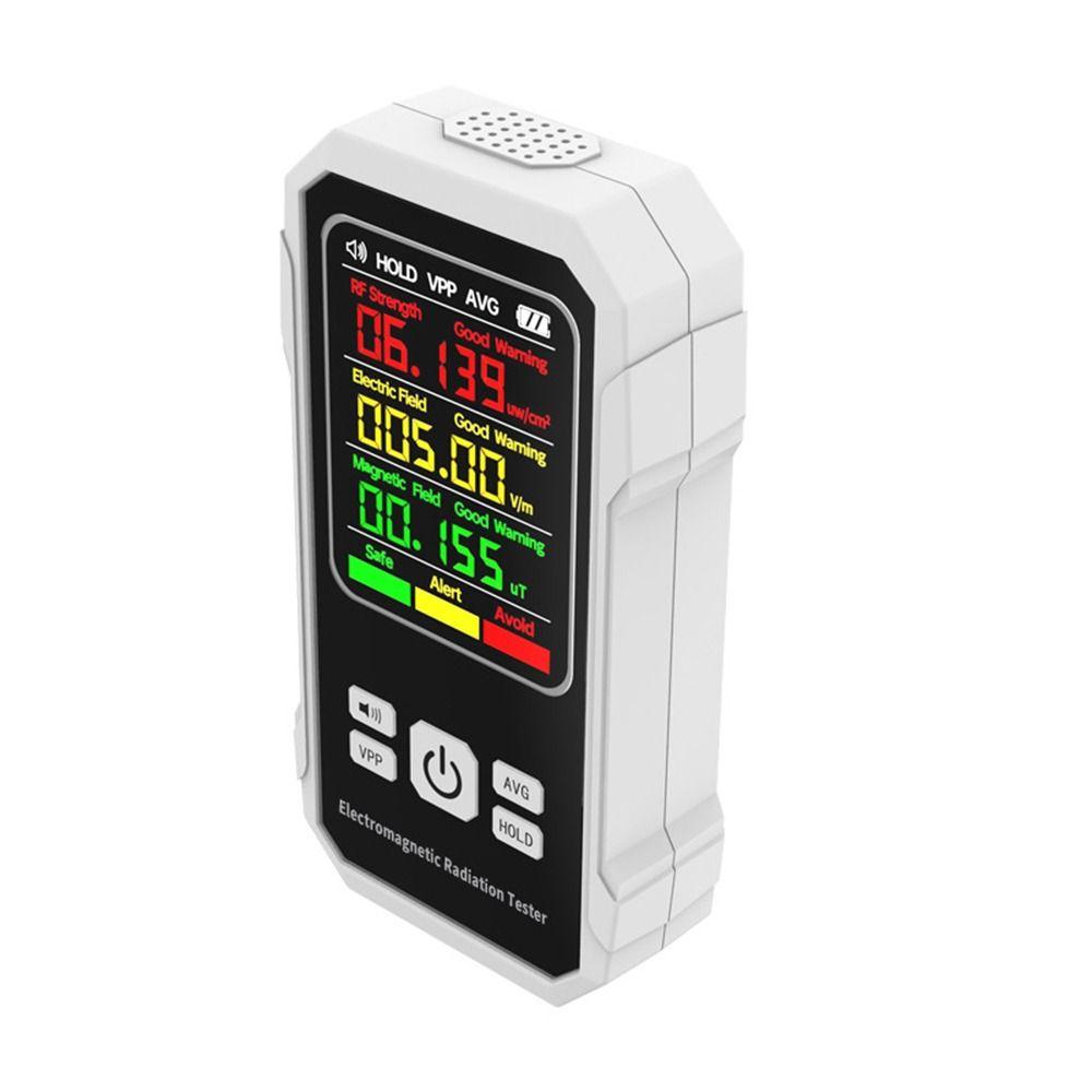 Electromagnetic Radiation Tester Digital Display Electric Magnetic Field Frequency Tester EMF Meter