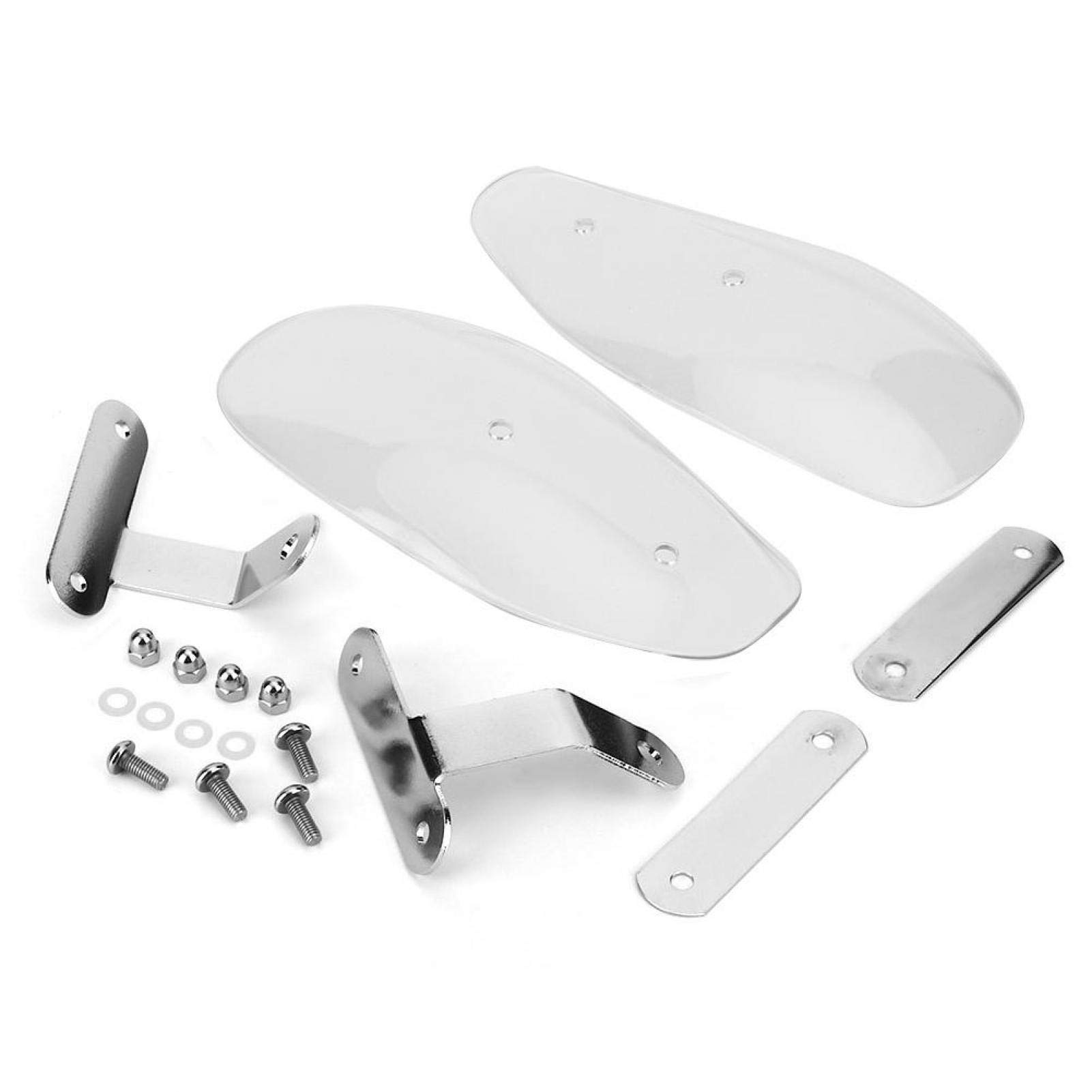 

Motorcycle Hand Guard, Steering Wheel Cover, Left and Right Set, Screws and Brackets, Knuckle default