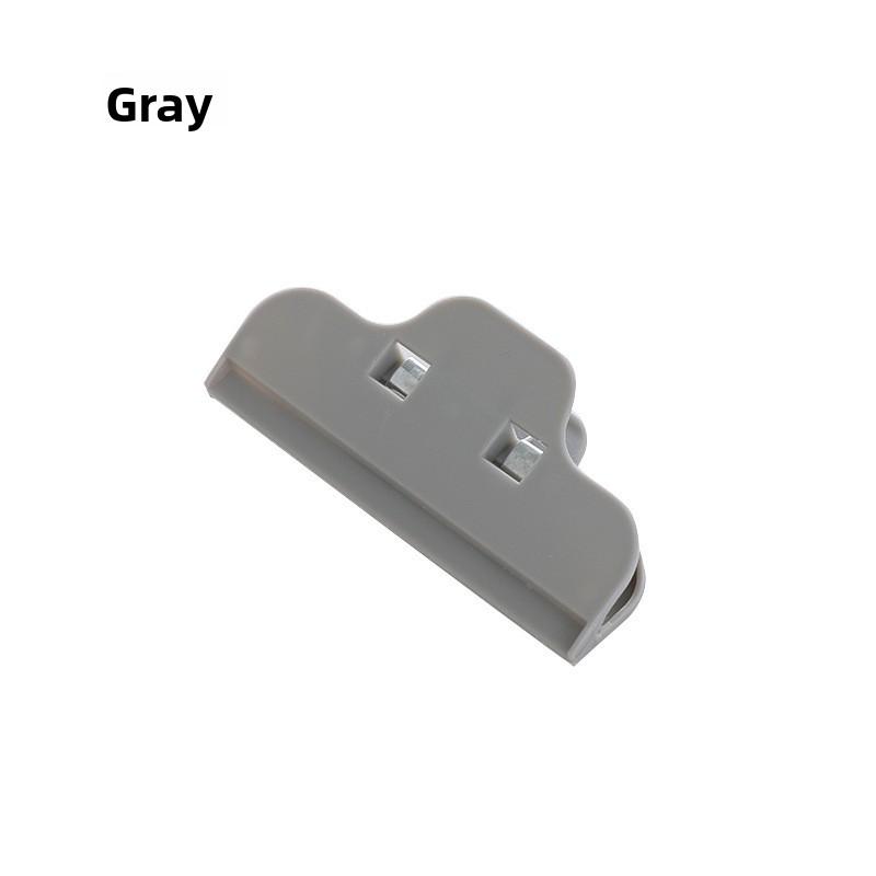 

Кухонные закуски Герметичный влагонепроницаемый пакет для сохранения свежести Пакет для приправ Герметичный зажим для пакета с едой серый