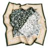 Retro Old Money Wind Silk Double Crepe Silk Scarf Women's Spring and Summer Senior Sense Versatile 100% Mulberry Silk Square Scarf Thin Scarf