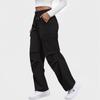 Women's Casual Pants Cargo Pants Elastic Waisted Hiking Pants With Pockets Lightweight Baggy Pants