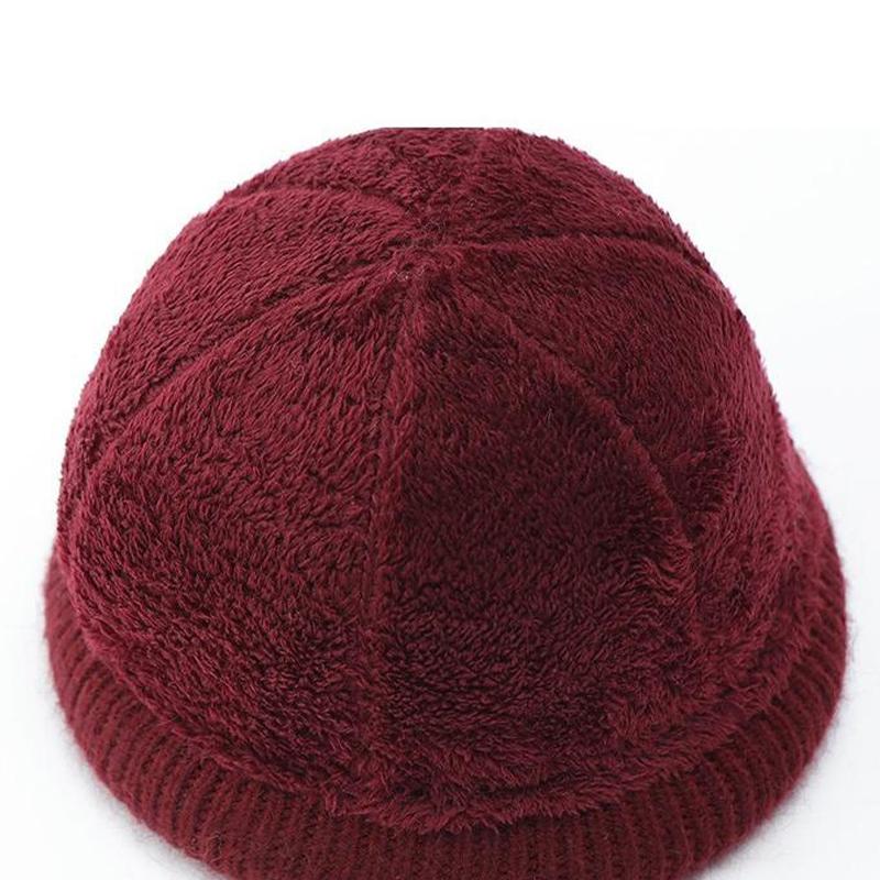 1Pieces Autumn And Winter Warm And Cold-proof Grandmother Hat Scarf Women's Plus Velvet Mountaineering Hat