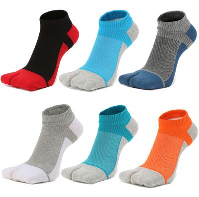 WIOIW Tabi Set mit 6 Herren-Zwei-Zehen-Socken, Feuchtigkeitsableitend, Schnelltrocknend,