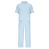 European & American Plus Size Women's Casual Summer Two-Piece Set with Short Sleeve Round Neck