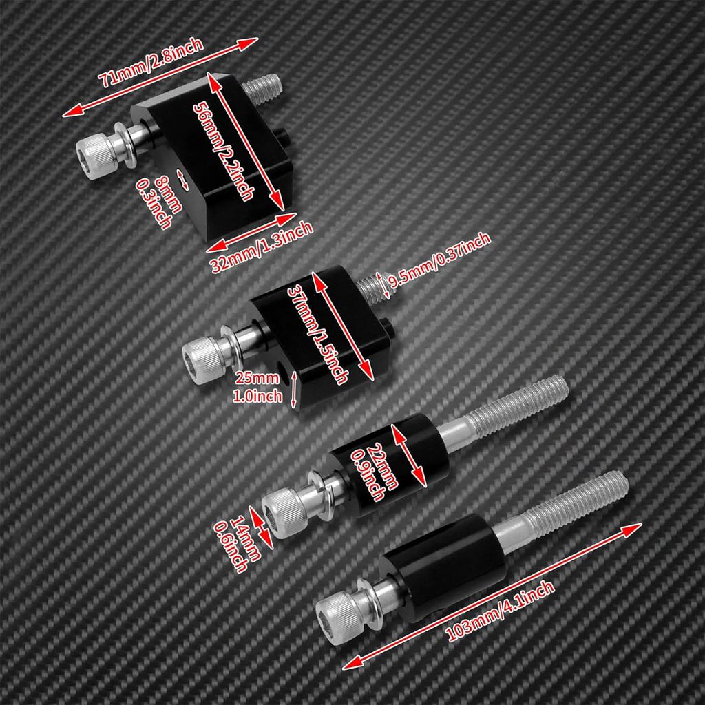 1.25" Driver Floorboard Extensions Floorboard Extenders Spacer Fit for Harley Touring Electra Glide Road Glide Road King Street Glide 2009-2025 FL