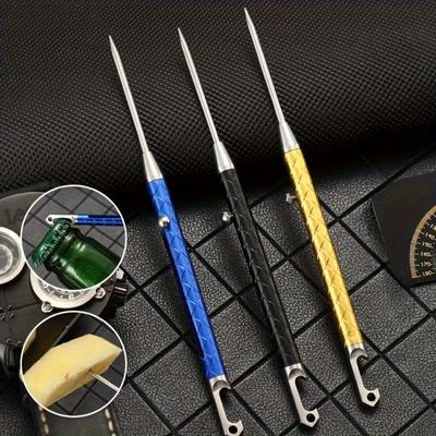1pcs Portable Titanium Alloy Toothpicks ,.Titanium Alloy All-in-one Portable Toothpick, Detachable Anti Clogging Tool.