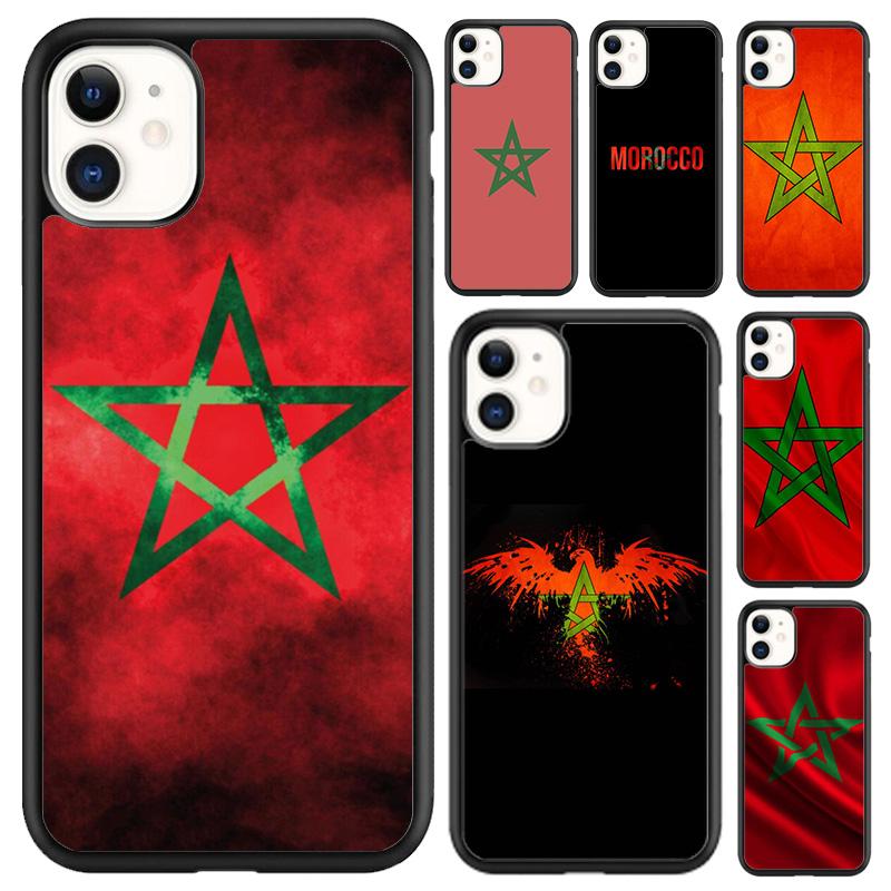 Maroc Morocco Flag Coat Of Arms Phone Case For iPhone 17 Air 16 Pro Max 15 14 Plus 12 13 Shell Cover Coque