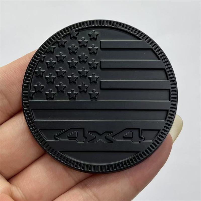 1pc 4x4 Round Emblem American Flag Badge Fit for Jeep Wrangler Grand Cherokee Liberty uy1