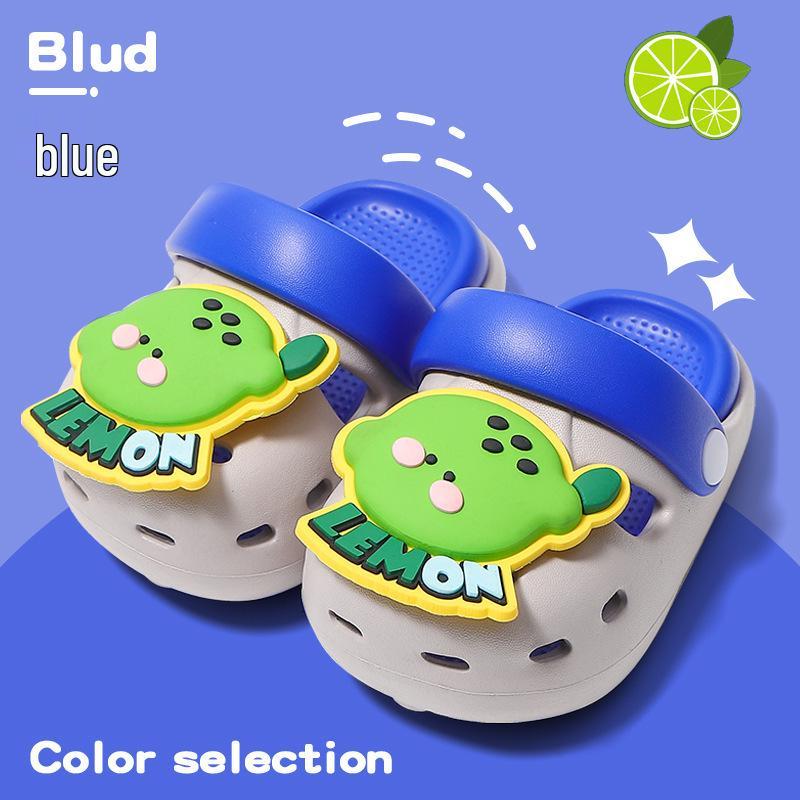 Kinder Crocs-Style EVA Rutschfeste Sommer Cartoon Hausschuhe für Jungen & Mädchen, Indoor & Strand Kleinkinderschuhe.