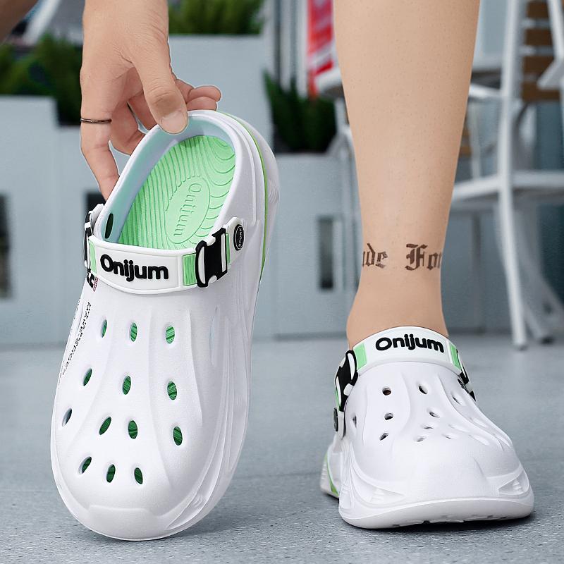 New Summer Men's Women's Sandals EVA Outdoor Wading Beach Shoes Men's Casual Sports Sandals Men Slippers Sleepers Men Slides