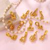 Summer Seaside Vacation Wind Golden Twelve Constellations Bikini Buckle Pendant Gold-plated DIY Accessories