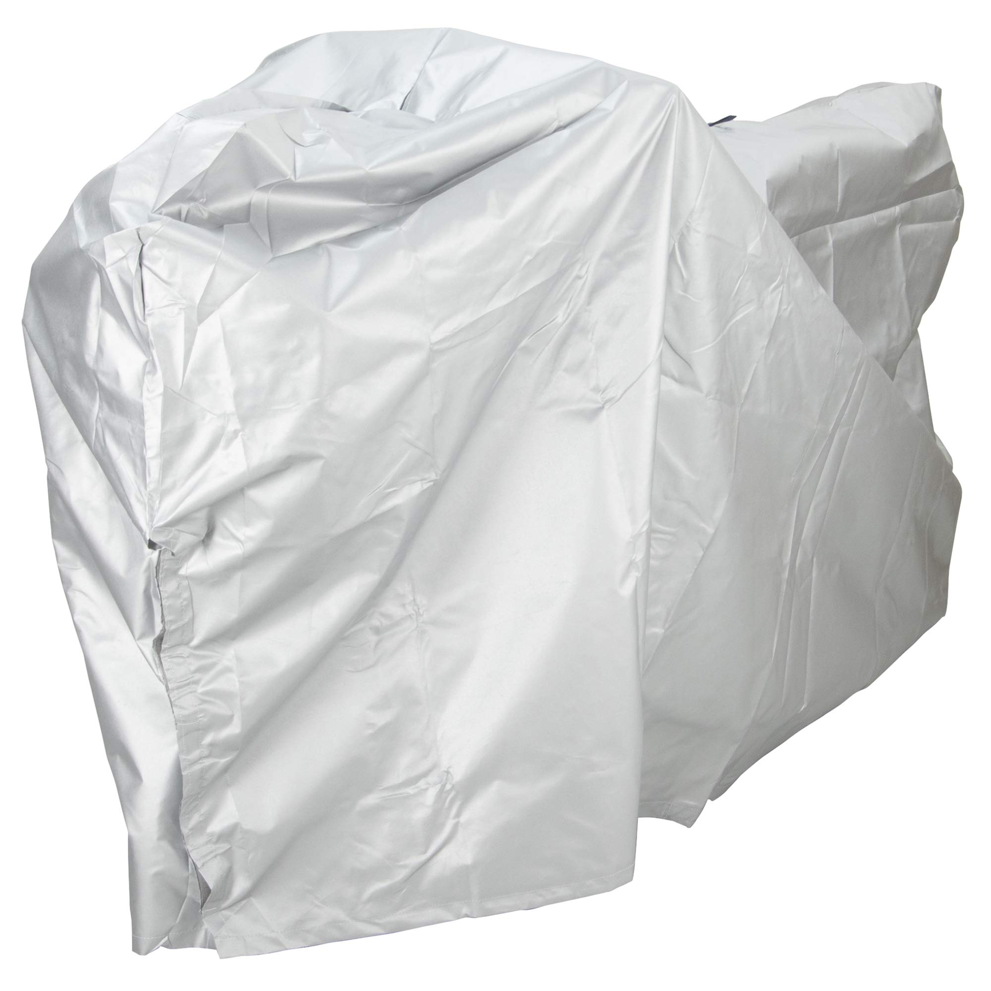 Panasonic Bicycle Cover, 26-inch (with front basket) / 27-inch (with front and rear baskets), Silver, NSAR152