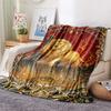 1PC Magic Academy Print FlAannel Blanket, High Quality Comfortable for All Seasons, Home Decor, Warmth and Comfort