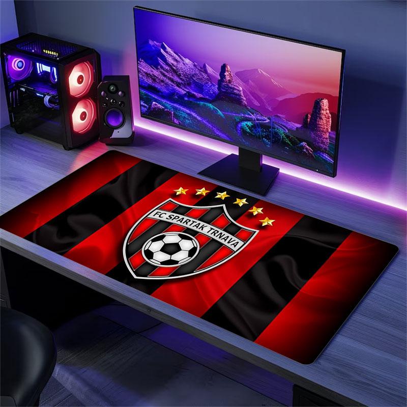 FC Spartak Trnava Mouse Pad, Large Gaming Desk Mat, Non-slip XXL Mousepad for Laptop & Tablet, Mini PC Playmat with Stitched Edges