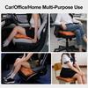 Car Seat Cushion Breathable Nappa Leather with Cloud Honeycomb Pressure-Reducing Comfort Design for All-Season Fit Multiple Colors