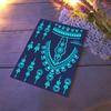 1 Sheet White Henna Tattoo Luminous Blue Hand Temp Tattoo