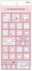 Stationery Hanamaru Obake Sanrio Characters Tile Plump S8814368 Sun-Star Sticker, Pink,