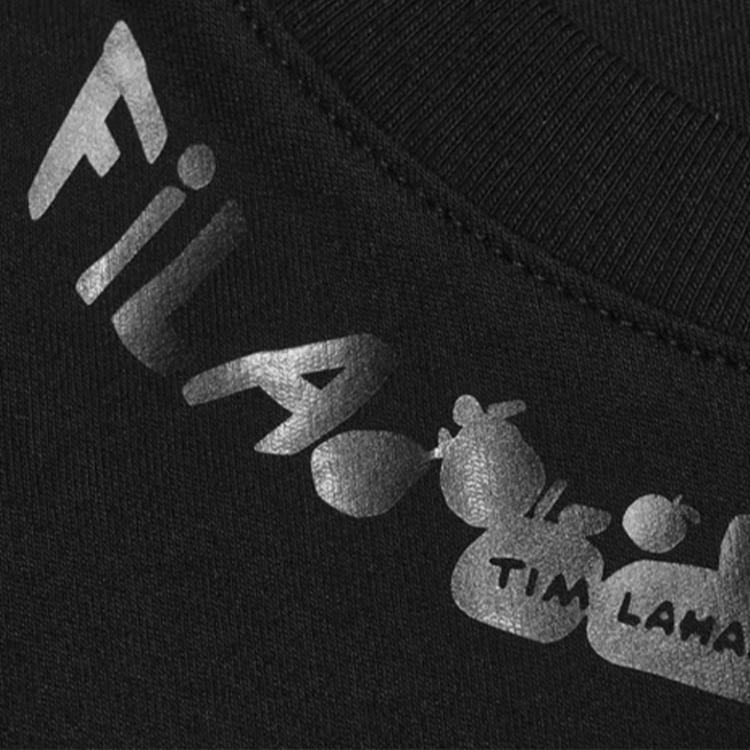 New FILA x Tim Lahan Regular T Shirt Women's Jet Black F51W529111F-BK