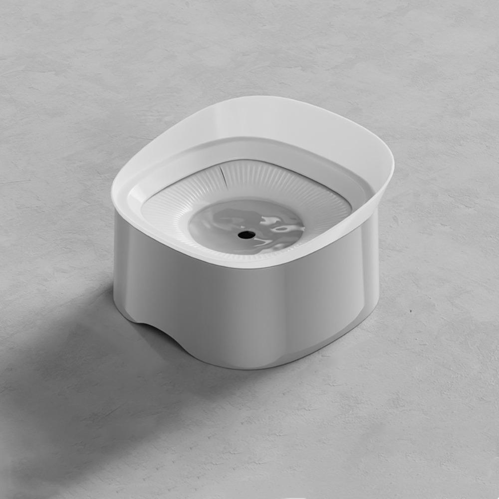 

Large Capacity Pet Water Bowl No Wet Mouth Pet Water Dispenser Automatic Drinking Bowl Home серый